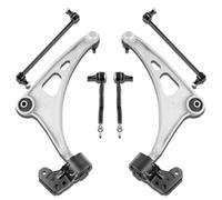 Lot de 6 bras de commande inférieurs avant compatibles avec Honda Pilot Passport Ridgeline 2016-2021 RK623548 K750678 K750679 Kit de bagues de bras oscillants de contrôle