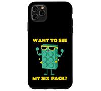 Lot de 6 Briques Amusantes pour Les Amateurs de maitres constructeurs Coque pour iPhone 11 Pro Max