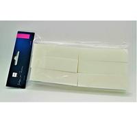 Lot de 6 briques blanches pour manucure pédicuse, nail art, esthétique,