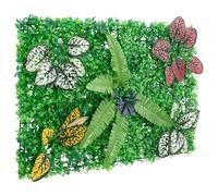 Lot de 6 brise-vue pour plantes artificielles - 40 x 60 cm - Pour jardin, balcon et terrasse - Brise-vue naturel avec haute résistance aux UV et aux intempéries