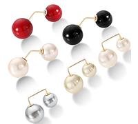 Lot de 6 broches en perles artificielles anti-exposition pour décolleté, pull, châle, pour femmes, filles, décorations de fête de mariage, 2 styles, Fausse perle, Non connu,