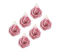Lot de 6 broches sophistiquées en forme de fleur pour mariés et mariés, taille unique, Comme décrit