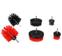 Sixtol Brosses de nettoyage pour voiture – Lot de 6 pour perceuse – Professionnel