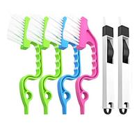 Lot de 6 brosses de Nettoyage pour crevasses - 2 en 1 - pour Porte de volet et fenêtre