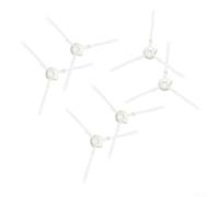 Lot de 6 brosses de rechange Bxrv500e pour Blackdecker Bxrv500e Aspirateur Robot - Avec poils en nylon de montage flexible compatible avec les séries latérales durables