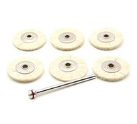 Lot de 6 brosses en poils de chèvre 25 mm pour ponceuse Dremel Proxxon