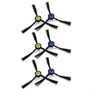 Lot de 6 brosses latérales compatibles avec aspirateur robot V9e pour un montage stable et une répartition uniforme de l'usure
