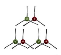 Lot de 6 brosses latérales compatibles avec les modèles Deebot N8 N8 Pro Plus - Accessoires de nettoyage en profondeur pour les coins - Fabriqué en matériau facile à remplacer tous les deux à trois