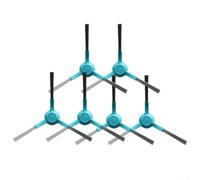 Lot de 6 brosses latérales de rechange pour aspirateur robot Netbot LS22 pour une meilleure collecte de la saleté