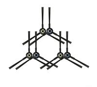 Lot de 6 brosses latérales de rechange pour aspirateur ZACO A10 et robot aspirateur, accessoires de nettoyage compatibles