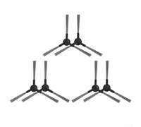 Lot de 6 brosses latérales de rechange pour aspirateurs robots Conga M10 Xtreme/M10 pour bObsweep Charlotte/Leaf 000-BR-150