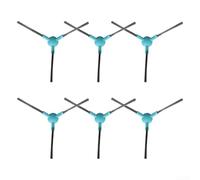 Lot de 6 brosses latérales de rechange pour Midea VCR S6 Plus - Lot de 6 brosses à bords en nylon pour nettoyage des coins et dépoussiérage