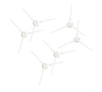 Lot de 6 brosses latérales pour aspirateur Blackdecker Bxrv500e - Poils Bxrv500e fiables compatibles en nylon avec série flexible