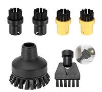 Lot de 6 brosses rondes pour Kärcher - Molbory - Brosse ronde pour nettoyeur vapeur Kärcher - Accessoires SC1 SC2 SC3 SC4 SC5 SC7 - Kit de brosses rondes Kärcher pour nettoyeur vapeur Kärcher