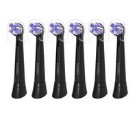 Lot de 6 brossettes compatibles avec brosse à dents Oral-B iO Series, noir | Embouts de brosse à dents pour brosse à dents électrique série io 10 9 8 7 6 5 4 3