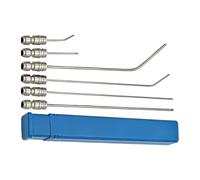 Lot de 6 buses de nettoyeur haute pression en acier inoxydable avec raccord rapide