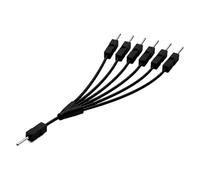 Lot de 6 câbles d'extension 2,54 mm 1 mâle vers plusieurs mâles de 20 cm | Câble répartiteur de 2,54 mm pour connexion de platine d'expérimentation et module avec isolation en PVC pour projets