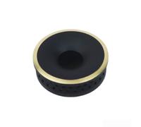 Lot de 6 cache-plaques de cuisson à gaz en cuivre de qualité supérieure - Couronne de brûleur résistante à la chaleur - Kit de distribution uniforme de la flamme - Remplacement facile à installer