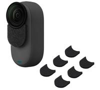 Lot de 6 cache-vent en mousse pour Insta360 GO 3/GO 3S, réduction du bruit du vent pour un son net, filtre coupe-vent en mousse pour appareil photo Insta 360 GO 3 GO3S