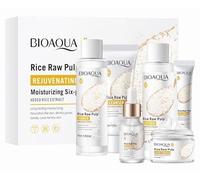 Lot de 6 cadeaux de soins de la peau pour adolescentes - Ensembles et kits de soins de la peau à la pulpe de riz crue - Cadeaux pour femmes avec nettoyant pour le visage, toner, crème pour les yeux