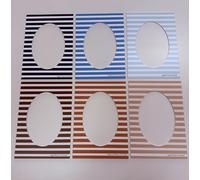 Lot de 6 Cadres Armochromie Contrastes Chauds et Froids - Haut, Moyen, Faible Contraste pour l'analyse des Couleurs - Intégration professionnelle pour le conseil en image Avancée - Maison Image