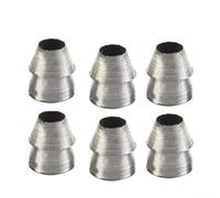 Lot de 6 cales rondes de 11 mm en acier pour hache de traîneau - Ensemble de fixation en acier au carbone plaqué zinc pour éviter le desserrage
