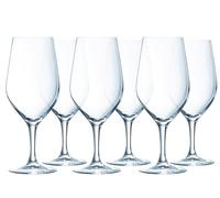 Lot De 6 Calices Evidance En Verre Sonore Supérieur Transparente 45 Cl