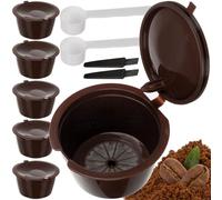 Lot de 6 capsules de café réutilisables durables compatibles avec Dolce Gusto 23028