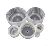 Lot de 6 capuchons anti-poussière transparents pour perçage de cloisons sèches et de plafond, plusieurs tailles 13 mm-180 mm, pour différentes scies cloches