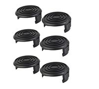 Lot de 6 capuchons de bobine de rechange compatibles avec les coupe-bordures électriques pour Parkside PRT550 A1 pour A3 91105342 FRT550 A1 311404