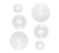 Lot de 6 capuchons de bobine pour machine à coudre, 25 mm, 30 mm, 40 mm, porte-fil multi-tailles pour broderie et surjeteuse, empêche les enchevêtrements