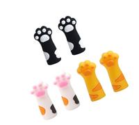 Lot de 6 capuchons de crayon en silicone résistant à la mastication pour enfants et étudiants