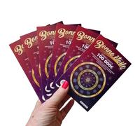 Lot de 6 Cartes à Gratter " Nous Allons Avoir Un Bebe "- Annonce Grossesse - Ticket à Gratter Annonce Grossesse - Révélation Fille ou Garçon - Carte Gender Reveal Pour Parents - Cadeau Baby Shower