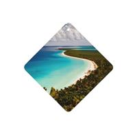 Lot de 6 cartes de désodorisant pour voiture avec impression du pays de Cuba - Parfum durable pour voiture, maison