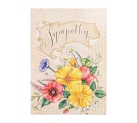 Lot de 6 cartes simples : Condoléances florales 2 Corinthiens 1:3