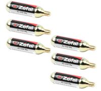 Lot de 6 cartouches CO2 16g filetées Zéfal