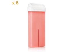Lot de 6 cartouches de cire à épiler roll-on - Titane Rose - 100 ml G