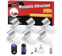 Lot de 6 cartouches de leurres Octenol pour appâts anti-moustiques - Compatible avec tous les pièges à moustiques volants