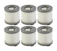 Lot de 6 cartouches de rechange pour aspirateur Delonghi Colombina Pro Midi Hair XLM353.ADC XLM355 XLM408 XLM417 XLM510