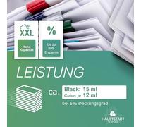 Lot de 6 cartouches de toner capitale compatibles avec Canon MX 300 310, remplace PG37 CL38 CMYK PG-37 CL-38