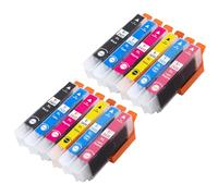 Lot de 6 Cartouches d'encre Go Encres pour remplacer Epson T2438 (série 24XL) Compatible avec Les imprimantes Epson Workforce (12 encres)
