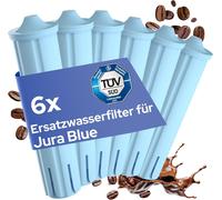 Lot De 6 Cartouches Filtrantes De Rechange Pour Filtre À Eau Claris Blue - Certifié Tüv, Sans Substances Nocives Et Sans Bpa - Remplace Uniquement Les Filtres Bleus De La Série Blu[FIL9261432]
