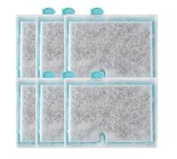 Lot de 6 cartouches filtrantes pour aquarium - Filtre interne à haute efficacité - Purification de l'eau et élimination des odeurs - Système de filtration de nettoyage en profondeur pour eau douce et