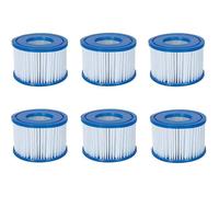 Lot de 6 cartouches filtrantes pour jacuzzi Bestway, Lay-Z-Spa, Coleman SaluSpa 90352E 58323