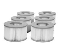 Lot de 6 cartouches filtrantes pour spa gonflable Mspa