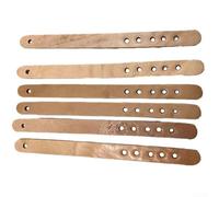 Lot de 6 ceintures de piste de table de billard, accessoires de snooker, ceinture en cuir pour table de billard, sangles réglables en cuir, pour fixer la piste de chute de boule de billard