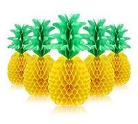 Lot de 6 centres de Table en Papier de Soie en Forme d'ananas 35,6 cm