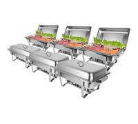 Lot de 6 chafing dish Milan 9 Litres Olympia GN1/1