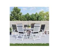 Lot de 6 chaise de bureau GENERIQUE interieur non pliable en plastique H. 50 cm