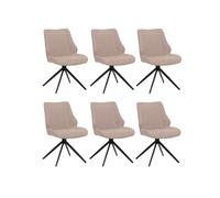 Lot de 6 chaise de conference GENERIQUE H. 88 cm non pliable interieur en fer